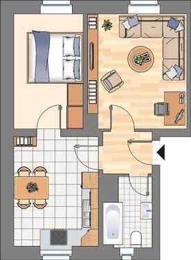 Foto - 2 Zimmer Erdgeschoßwohnung in Witten