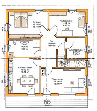 Foto - Moderne 4-Zimmer Wohnung zu vermieten
