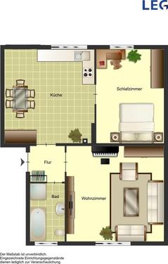 Foto - 2 Zimmer Etagenwohnung zur Miete in Bocholt