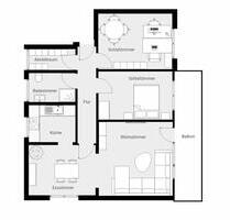 Moderne 3,5 Zimmer Wohnung in ruhiger Lage von Rüthen