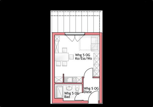 Foto - Einzimmerwohnung in Niederscheyern
