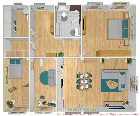 Foto - Doppelhaushälfte 118qm Neubau aus 2024 EH40 mit QNG