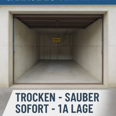 Foto - Garage am Sallerner Berg: trocken, sauber, zentrale Lage, SOFORT