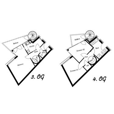 Foto - 3-Raum Maisonette Wohnung ab 01.01.2026