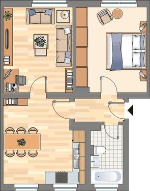 Foto - Etagenwohnung zur Miete in Bochum
