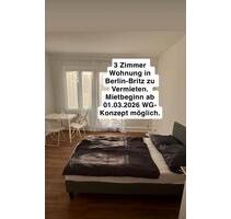 3-Zimmer-Wohnung in Berlin-Britz – 67 qm – ab 01.03.2026