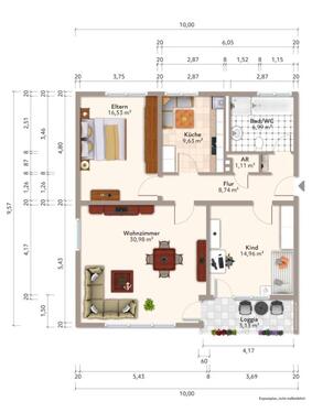 Foto - Zur Vermietung: Gepflegte 3,5-Zimmer-Wohnung in Droschede