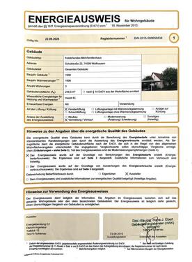 Foto - Zwei Zimmer Eigentumswohnung, großen Garten, in 74599 Wallhausen