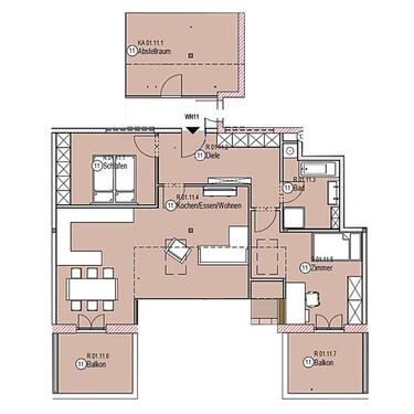 Foto - 3 Zimmer Etagenwohnung zur Miete in Neumarkt-Sankt Veit