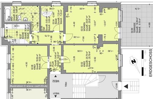 Foto - Etagenwohnung zur Miete in Lübeck