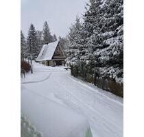 Wochenendhaus Ferienhaus Finnhütte in Goldlauter - Geiersberg - Suhl Schmiedefeld am Rennsteig