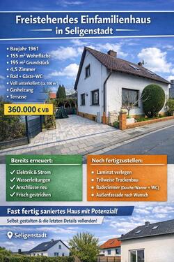 Foto - Freistehendes Einfamilienhaus in Seligenstadt