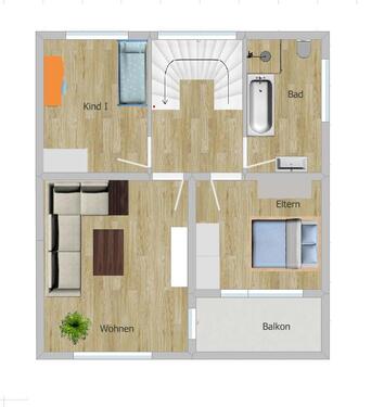 Foto - 4 Zimmer Doppelhaushälfte in Vilsbiburg