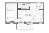 Foto - Exklusive 2-Zimmer Neubau Wohnung mit Balkon in Frankfurt(Main)