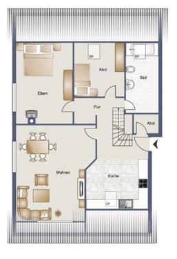 Foto - Große & gemütliche Maisonette Wohnung in ruhiger Lage