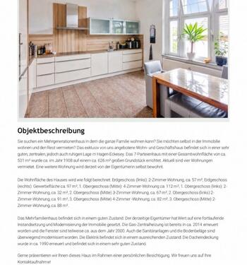 Foto - Mehrfamilienhaus, Wohnhaus in Hagen zum Kaufen