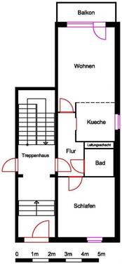 Foto - Etagenwohnung in Nordhausen zur Miete