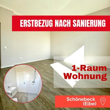Foto - Erstbezug nach Sanierung, 1-Raum Wohnung im Herzen von Schönebeck!