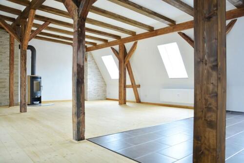 Foto - mega 4RW, Maisonette, Kamin, Dielen, Dachloggia in Münchenbernsdorf