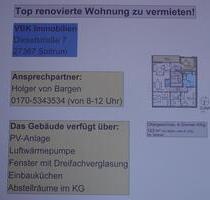 Tolle OG-Etagenwohnung mit großzügigem Balkon, zentr. Lage in ROW - Rotenburg (Wümme)