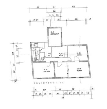 Foto - 4 Zimmer Wohnung zu vermieten. Zentrum. Dillingen. Zentralheizung