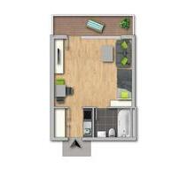 Grassau, tolle ruhige 1 Zimmer Wohnung - Staudach-Egerndach