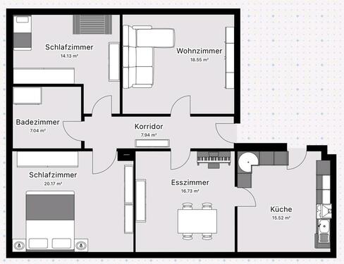Foto - Lebach-Landsweiler Mietwohnung 4 ZKB