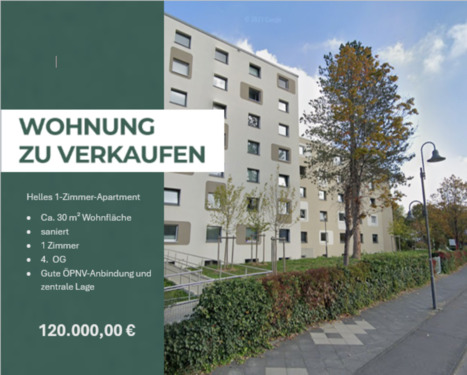 Foto - 1-Zimmer-Wohnung in Bonn – saniert & vermietet (Kapitalanlage)