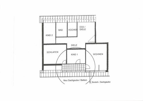 Foto - 4 Zimmer Dachgeschoßwohnung zur Miete in Herzogenaurach