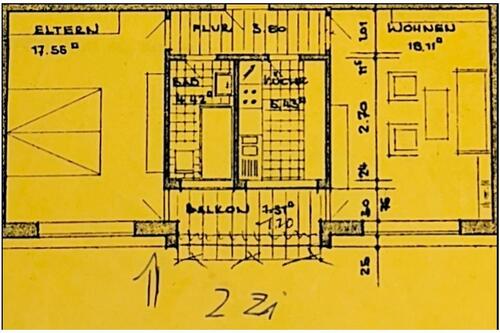Foto - 2 Zimmer Etagenwohnung zur Miete in Stetten am kalten Markt
