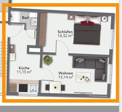 Foto - 2 Zimmer Wohnung in Ober Mörlen