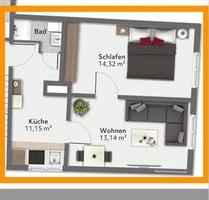2 Zimmer Wohnung in Ober Mörlen - Ober-Mörlen