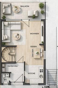 Foto - Doppelhaushälfte 5 Zimmer 2 Garagen Werkstatt