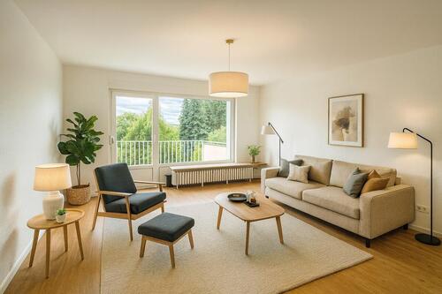 Foto - Frisch renovierte Wohnung mit Balkon und Garage - schnell sein!