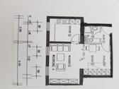 Foto - 1 Raum Appartement Wohnung Jena Zentrum Küche 44 qm ab 01.01.26
