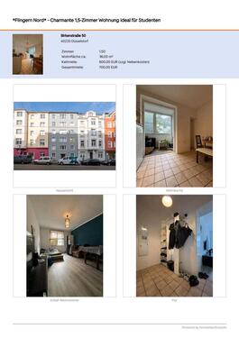 Foto - Etagenwohnung in Düsseldorf zur Miete