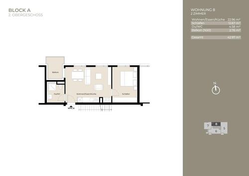 Foto - 2- Zimmer Wohnung Neubau Erstbezug
