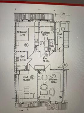 Foto - renovierte zentr. 4-Raum-Wohnung mit Küchen Jobcenter möglich