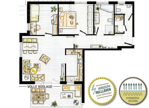 Foto - 3 Zimmer Dachgeschoßwohnung in Heilbronn