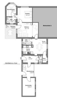Foto - 2 Zimmer Erdgeschoßwohnung zur Miete in Dörpen