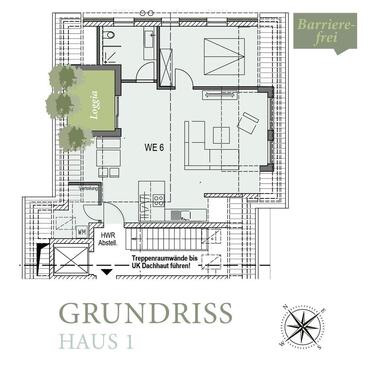 Foto - 2 Zimmer Dachgeschoßwohnung zum Kaufen in Künzell