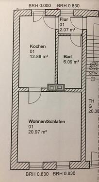 Foto - 1 Raum Wohnung Altbau zentrumsnah