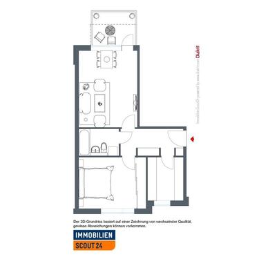 Foto - 2 Zimmer Etagenwohnung zur Miete in Kassel