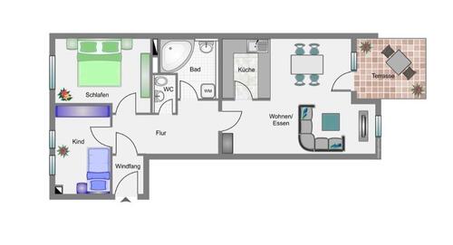 Foto - Erdgeschosswohnung mit Terrasse und TG-Stellplatz von Privat