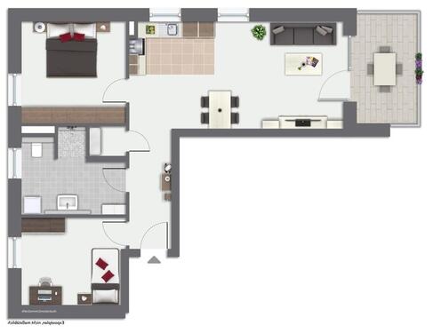 Foto - 3.5 Zimmer Etagenwohnung in Villingendorf