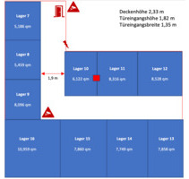 Diverse Lagerflächen zentral in Eisingen zu vermieten + Alarm & D