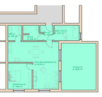 Moderne 3-Zimmer-Neubauwohnung mit riesiger Dachterrasse – EBK - Rhauderfehn