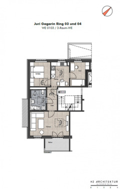Foto - 3 Zimmer Etagenwohnung zur Miete in Jacobsdorf
