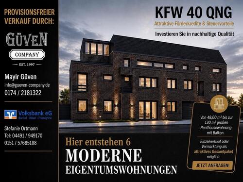 Foto - Provisionsfrei! Mehrfamilienhaus 6 moderne Wohnungen KFW 40 QNG