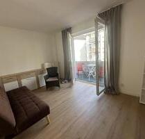 Vollmöblierte, helle und schöne 1 Zimmer Wohnung mit Balkon - Mannheim Neckarstadt-Ost